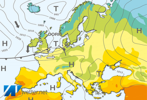 Growetterlagenkarte